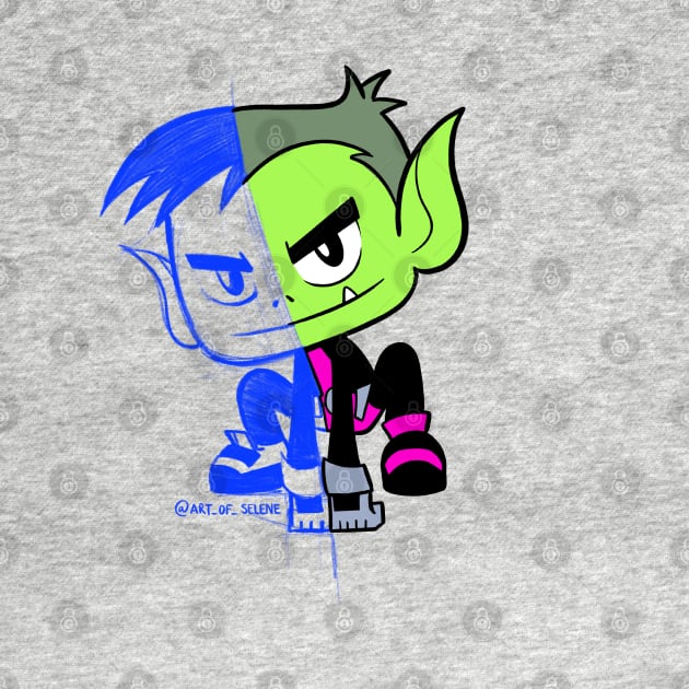 Beast boy by Art_of_Selene